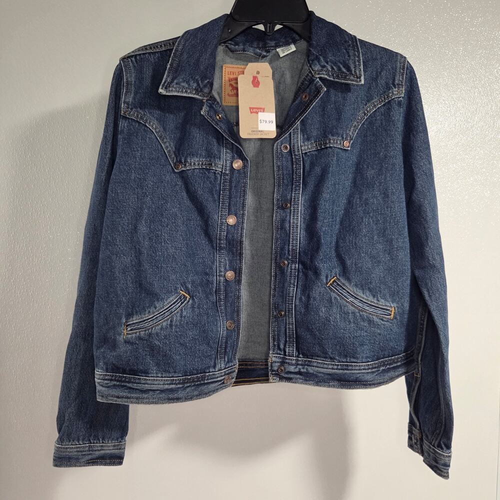 LEVI'S Bling Womens Original Trucker Jacket NWT Medium